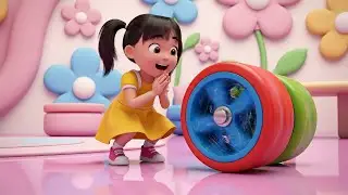 Six Little Cars Vroom Vroom Vroom | Nursery Rhymes for Kids & Baby Songs