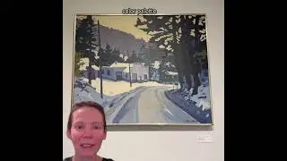 Art Critic in 1 Minute John Carsman Falls Bend #americanart #modernart #landscapepainting #artreview