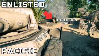 NEW Enlisted gameplay: Pacific War - Tenaru River | НОВЫЙ Энлистед: Битва за Тихий океан Река Тенару