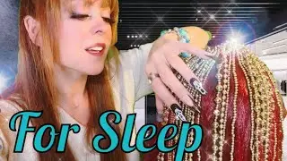 ✨ASMR✨ TOXIC Hairdresser gives u *tingly* Golden Bead Extensions (Personal attn, hair play, nails)