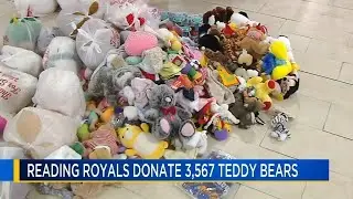 Royals donate record number of stuffed animals from annual 'teddy bear toss'