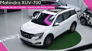 Mahindra XUV 700 Detailed, Nano Polished and Protected with CERAMIC PRO 9H Coating + KAVACA PPF