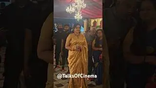 Actress #Meena #Kala Master  Arrival For #Vels #IshariKGanesh Daughter #PreethaaLushvin Reception