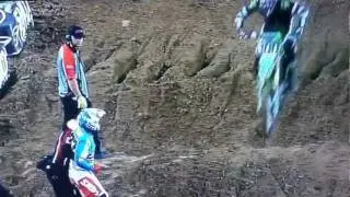 Chad Reed Crash Dallas SX 2012 rd 7 Arlington Dallas