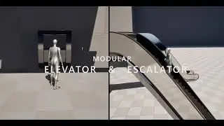 MEET- Modular Elevator Escalator Tool for UNREAL ENGINE | TRAILER