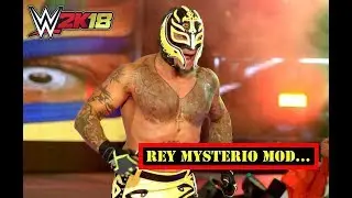 WWE 2k18- How To Install REY MYSTERIO Mod | Step by Step full Tutorial