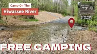 Free Dispersed Camping - Hiwassee River - Indian Grave Gap Road - Chattahoochee National Forest