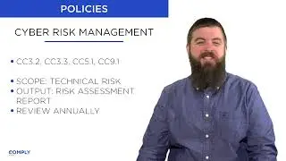 Cyber Risk Management - Lesson 5 - SOC 2 Policies