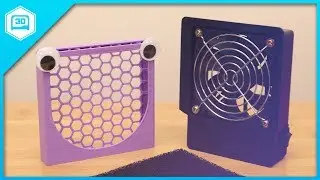 Fume Extractor Desktop Fan // 3D Printing