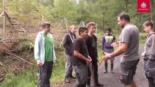 Unterwegs im Wald - mit der F&ouml;rderwerkstatt Sannerz