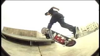 www.welcomesk8.com  MARCO RIVERA INWARD HEELFLIP TAILSLIDE 270 HEELFLIP OUT