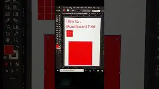 Tips :A quick tutorial on how to make a Moodboard Grid in  illustrator #adobe #adobeillustrator