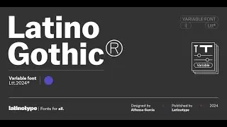 Latino Gothic Variable Font Download
