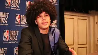 Kyshawn George 2024 NBA Draft Media Availability