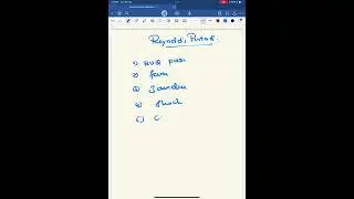 REYNOLDS PENTAD #pentad