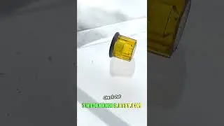 🔥Amazing knobs - Moog Clone Epoxy Resin Knob - Transparent Yellow, Opaque Black Color - Sweden Knobs