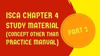 Ca final ISCA chapter 4 study material part 1