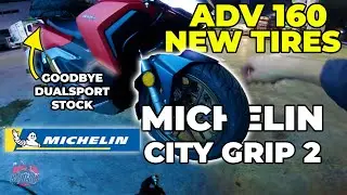 MICHELIN CITY GRIP 2 - NEW TIRES | ADV 160
