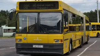 ПОЕЗДКА в автобусе МАЗ-105.065 (ГОС.№АЕ 9575-7) маршрут №107