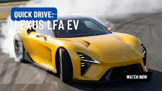 NO V-10?! The New Lexus LFA is Fully Electric
