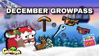 ОБЗОР GROWPASS ЗА ДЕКАБРЬ! *Maverick Armor* | GROWTOPIA
