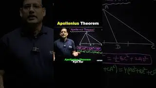 What is Apollonius Theorem ? | Apollonius Theorem Explained in 30 Seconds🔥 #esaral #shorts