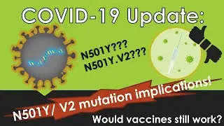 COVID 19 Update || N501Y.V2 and N501Y Mutations || Would vaccines still work?