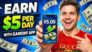 🔥Earn 5$ per day with gamony App ✅