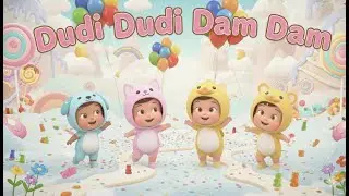 Dudi Dudi Dam Dam | Nursery Rhymes & Kids Songs | Adventure in Candy Heaven! 🍭☁️