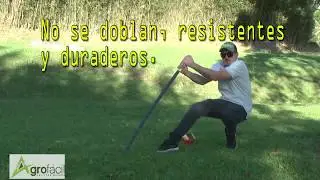 Como se instalan los Postes de Acero Agrofacil, para sus cercas?