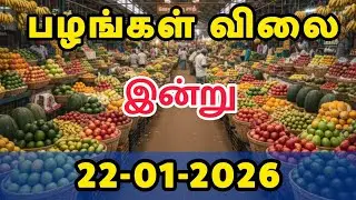 Today Fruit Price in Chennai | Koyambedu Fruit Market Rate (22-01-2026) 