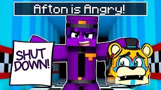 William Afton is ANGRY?! in Minecraft Security Breach