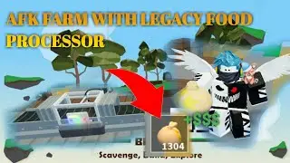 Roblox | Skyblock | How to Build Afk Farm with the New Legacy Food Processor!(More money?!)