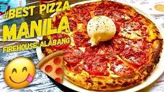 Firehouse Pizza Best Pepperoni Pizza with Burrata Cheese Crimson Hotel Alabang #BestPizza