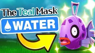 100% Shiny WATER Pokemon Locations in Teal Mask DLC
