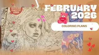 Coloring Plans for February 2026 | Adult Coloring