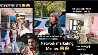Power of network marketing 😃❤️Funniest memes 😀 network marketing power 😀||Abhishek crazypp|reaction|
