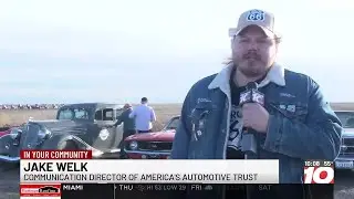 Auto group travels Route 66 making stops in the area