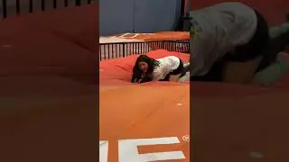 Sky Zone Trampoline Park Las Vegas Drop Slide #skyzonelasvegas #trampolinepark