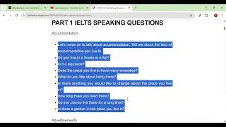 8PM PKT | IELTS Speaking for Fully Funded Scholarship | Week 01 | Day 05