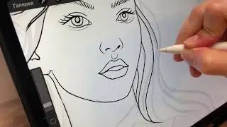 Draw linear art with me! A sketch of Acotar stickers.
