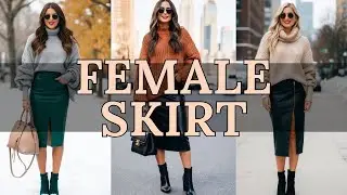 Chic Female Pencil Skirt Winter Outfits to Elevate Your Style