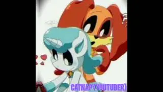 (dogday x craftycorn) 🩵🧡 :3 QUE SUERTE DOGDEY:V #edit #catnap