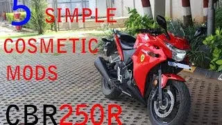 5 модификаций моего CBR250R | Косметика / Утилиты