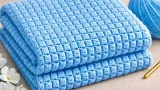 SUPER Simple Crochet Stitch for Beginners!🌸Easy and Beautiful Pattern for Crochet Projects