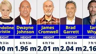 List Of Tall Hollywood Actors And Actressess - Heights