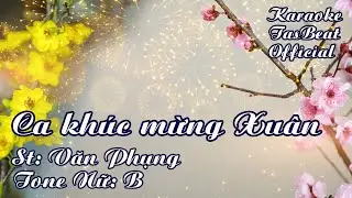 Karaoke Ca Khúc Mừng Xuân Tone Nữ | TAS BEAT