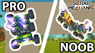 Челлендж &laquo;НУБ против ПРО&raquo;: езда по стенам! &mdash; Scrap Mechanic