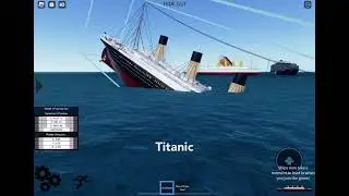 Sinking Of Titanic (Tiny Ships Sandbox, Roblox)