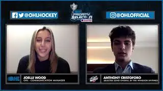 2022 #OHLDraft Interview - Anthony Cristoforo (Windsor Spitfires)